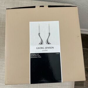 NWT Georg Jensen candle holders